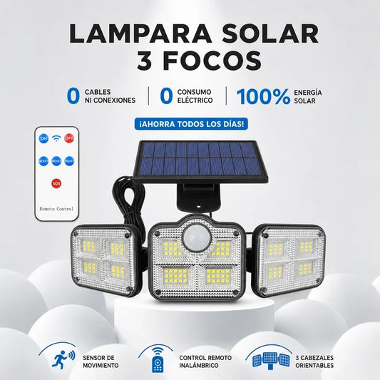 SolarMax 3 Focos™ - Envio gratis