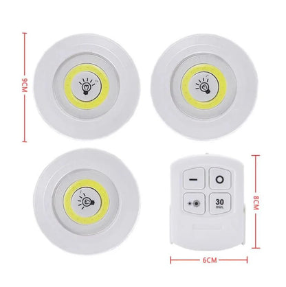 LUZ LED PRO SET X 3 INALAMBRICA CON CONTROL